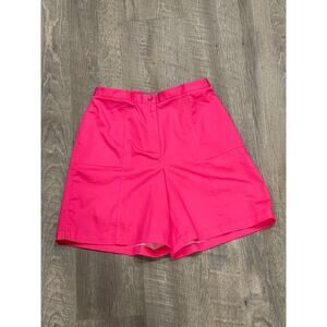 VTG Koret French Riviera 80's Hibiscus Fuschia Shorts NWT Size 10